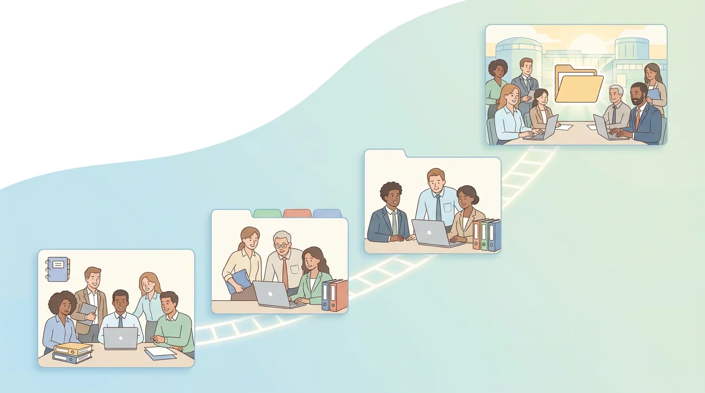 Clinical research career path mapped from CTA to clinical trial manager